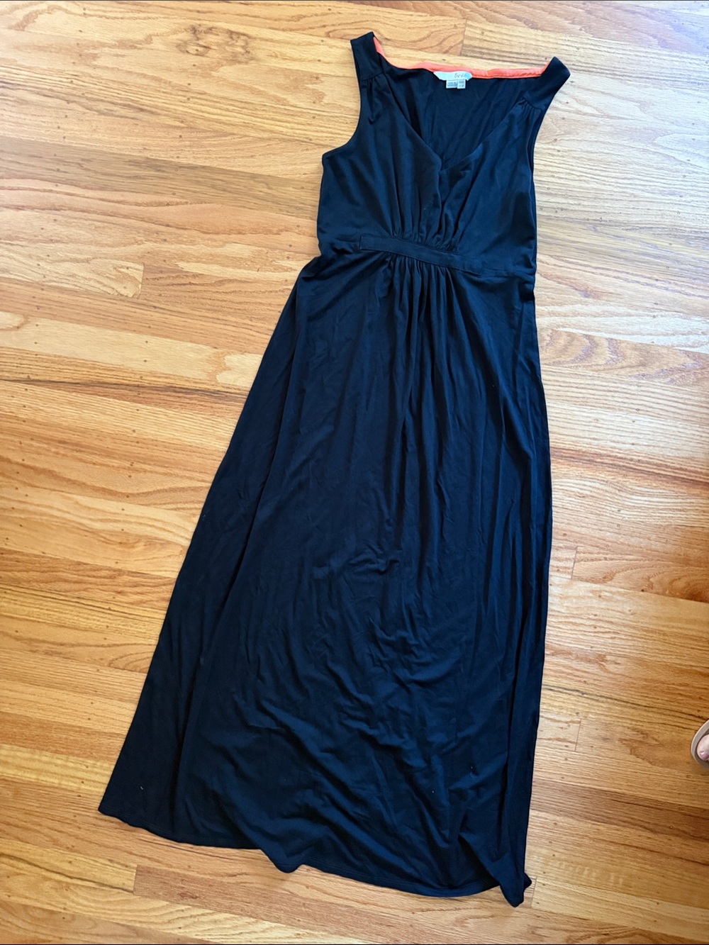 Boden Black Sleeveless V-Neck Maxi Dress - NWOT